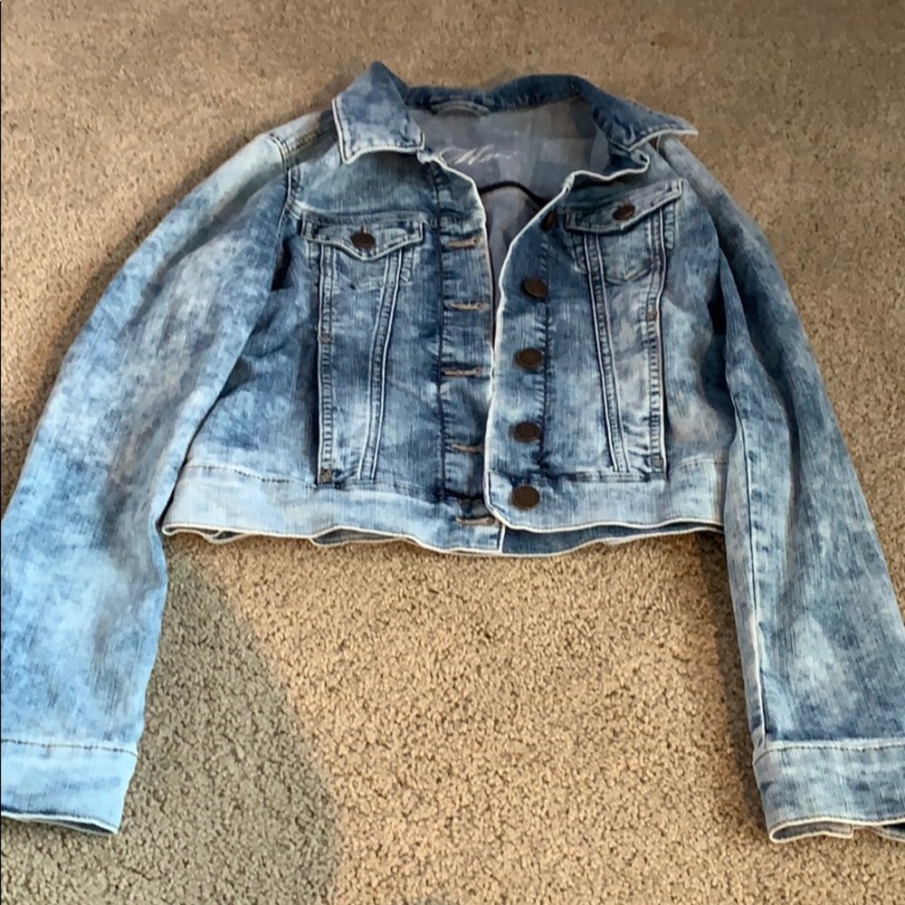 Beautiful multi wash Jean jacket